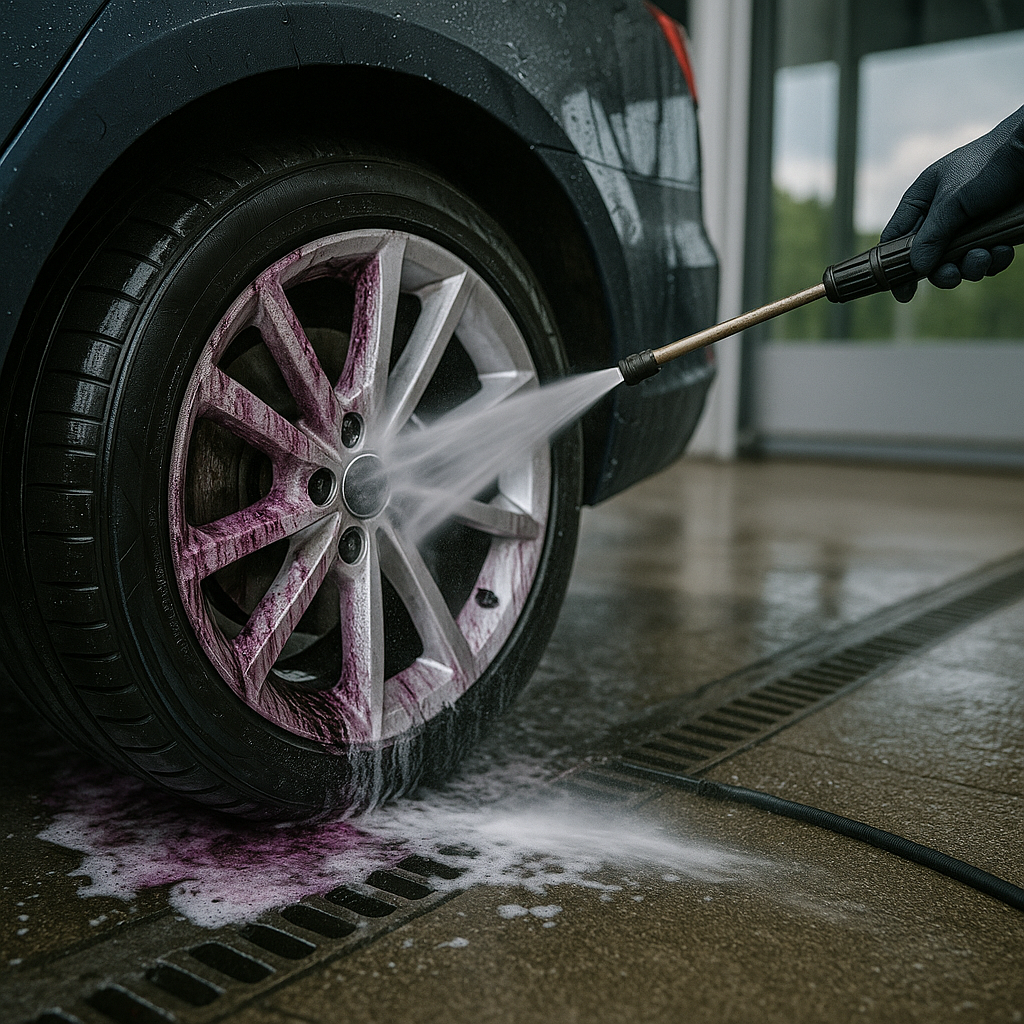 Lavage de voiture à haute pression